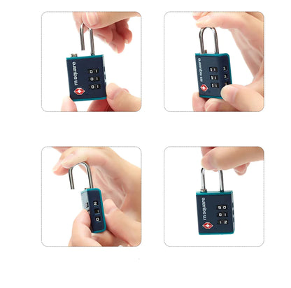 M Square Lock Travel Suitcase with Anti-Theft Design